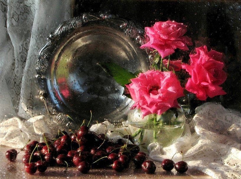 kwiaty - roze, martwa natura - оригинал