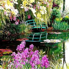 Схема вышивки «Тихий уголок»