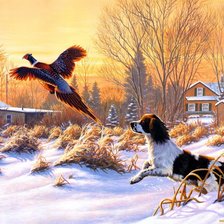 Схема вышивки «Серия Охота»