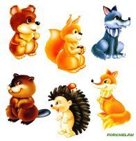 Схема вышивки «лесные малышы»