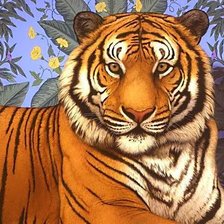 Схема вышивки «король джунглей»