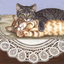 Схема вышивки «Домашние любимцы»