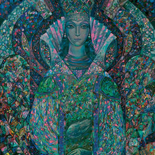 Схема вышивки «Хозяйка Медной горы»