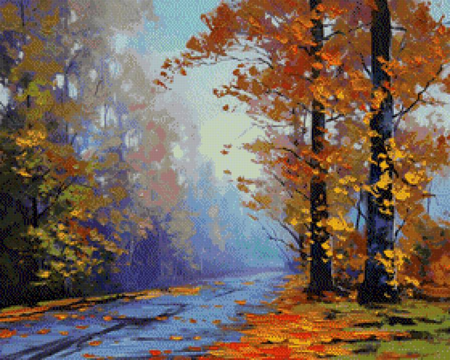 kolorowa jesien - pejzaz, jesien - предпросмотр