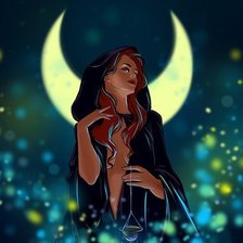 Схема вышивки «Время луны»