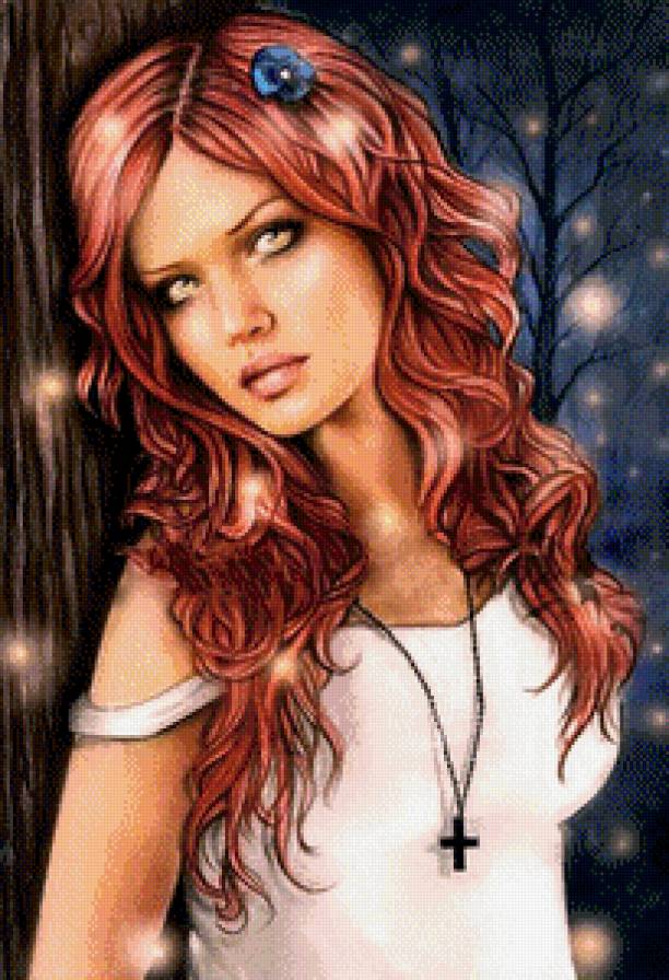 Девушка - фэнтези, девушка, красавица - предпросмотр