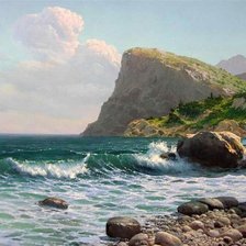 Схема вышивки «Море (Владимир Федоров)»