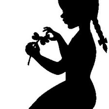 Схема вышивки «девочка»