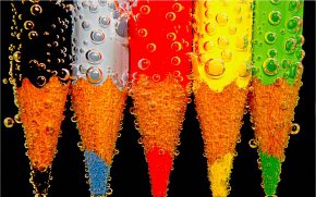 цветные карандашы - картина - оригинал