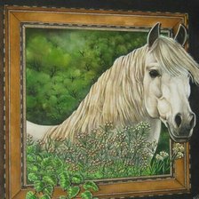 Схема вышивки «лошадь»