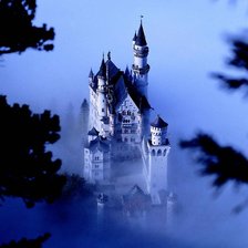 Схема вышивки «Лебединый замок»