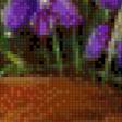 Предпросмотр схемы вышивки «птичка с фиалками» (№640428)