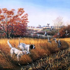 Схема вышивки «Серия Охота»