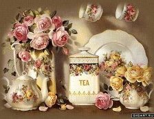 Схема вышивки «кухонная утварь»