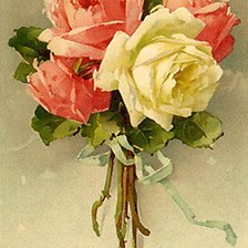 Схема вышивки «букет роз»