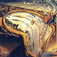 Схема вышивки «время утекающее Сальвадор Дали»