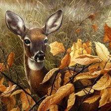 Схема вышивки «sarenki w lesie»