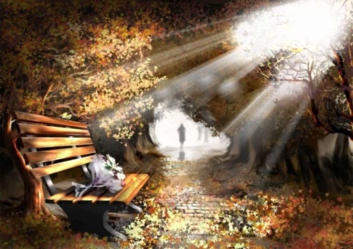 Jesienia - park, jesien - оригинал