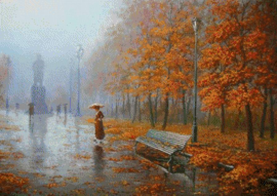 Jesien w parku - jesien, pejzaz - предпросмотр