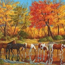 Схема вышивки «Jesien»