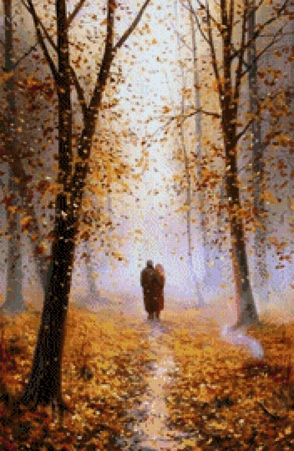 spacer - pejzaz, jesien - предпросмотр