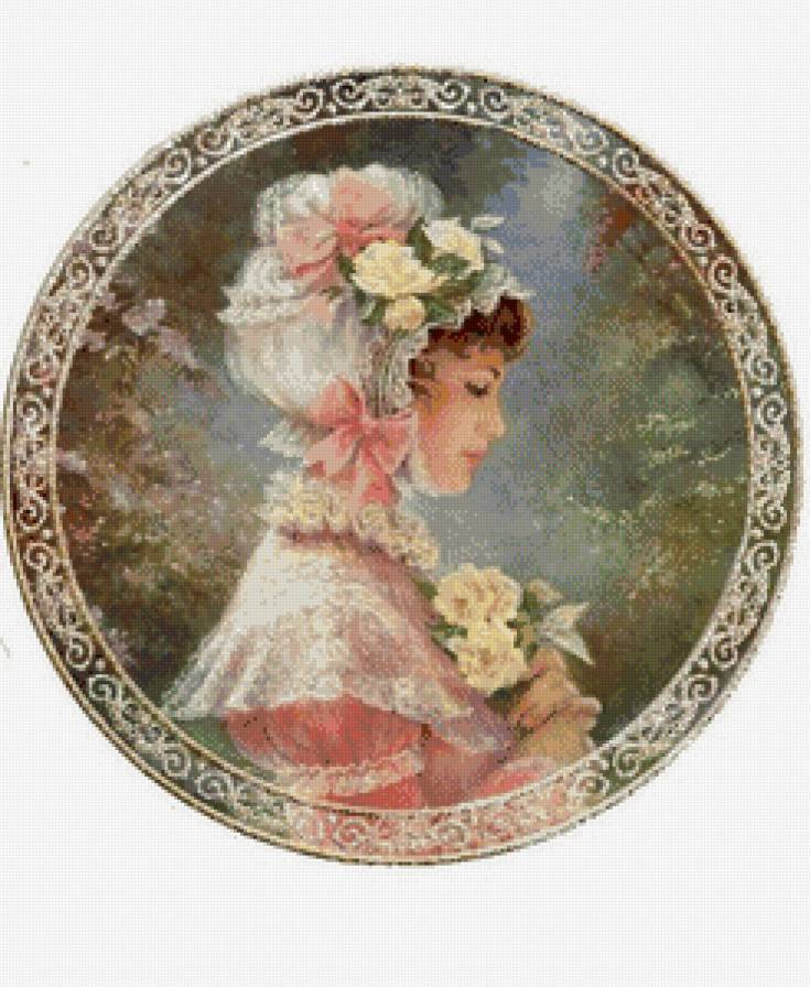 дама1 - дама весна красота - предпросмотр