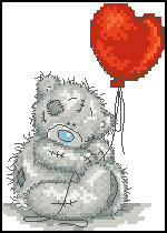 Схема вышивки «Мишка Тедди»