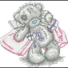 Схема вышивки «Мишка Тедди»