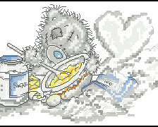 Схема вышивки «Мишка Тедди»