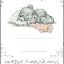 Схема вышивки «Мишка Тедди»