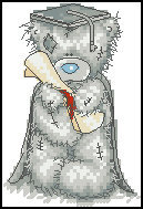 Схема вышивки «Мишка Тедди»