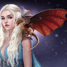 Схема вышивки «дейнерис»