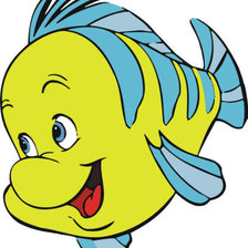 Схема вышивки «рыбка»