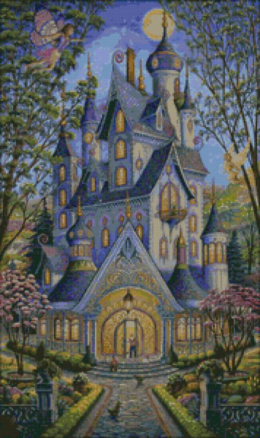 сказочный замок - фэнтези - предпросмотр