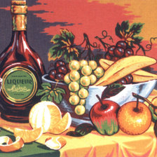 Схема вышивки «Натюрморт с ликером»