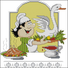 Схема вышивки «Дичь»