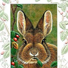 Схема вышивки «Зайчик»