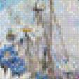 Предпросмотр схемы вышивки «ромашки на фоне неба» (№641680)