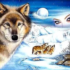 Схема вышивки «Вьюга»