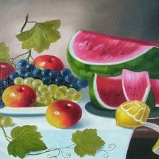 Схема вышивки «натюрморт»