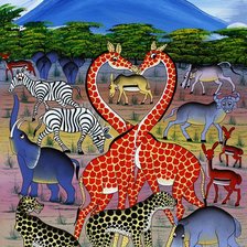 Схема вышивки «серия ,,животные"»