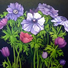 Схема вышивки «цветы»