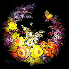 Схема вышивки «цветы»