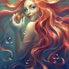 Схема вышивки «Русалочка»