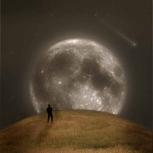 Схема вышивки «полнолуние»