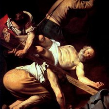 Схема вышивки «The Crucifixion of Saint Peter, 1601»