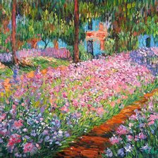 Схема вышивки «Artist's Garden at Giverny»