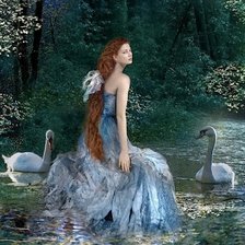 Схема вышивки «у пруда»