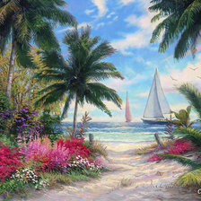 Живописный берег