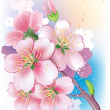 Схема вышивки «весеннее цветение»